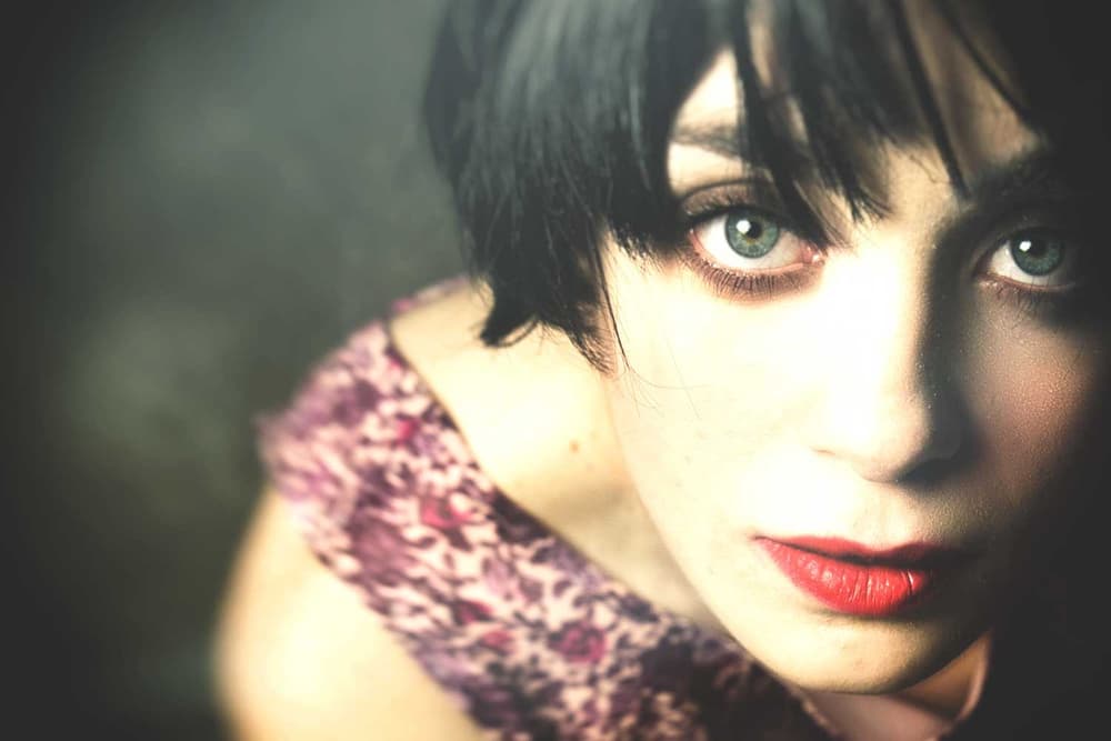 Intense Gaze Portrait by Antonella Renzulli — canvas wall art