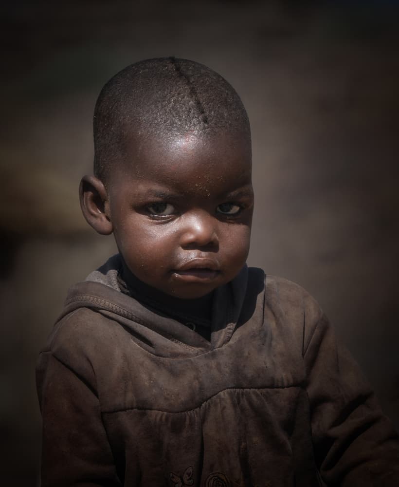 Pensive Young Child by Gu and Hongchao — canvas wall art
