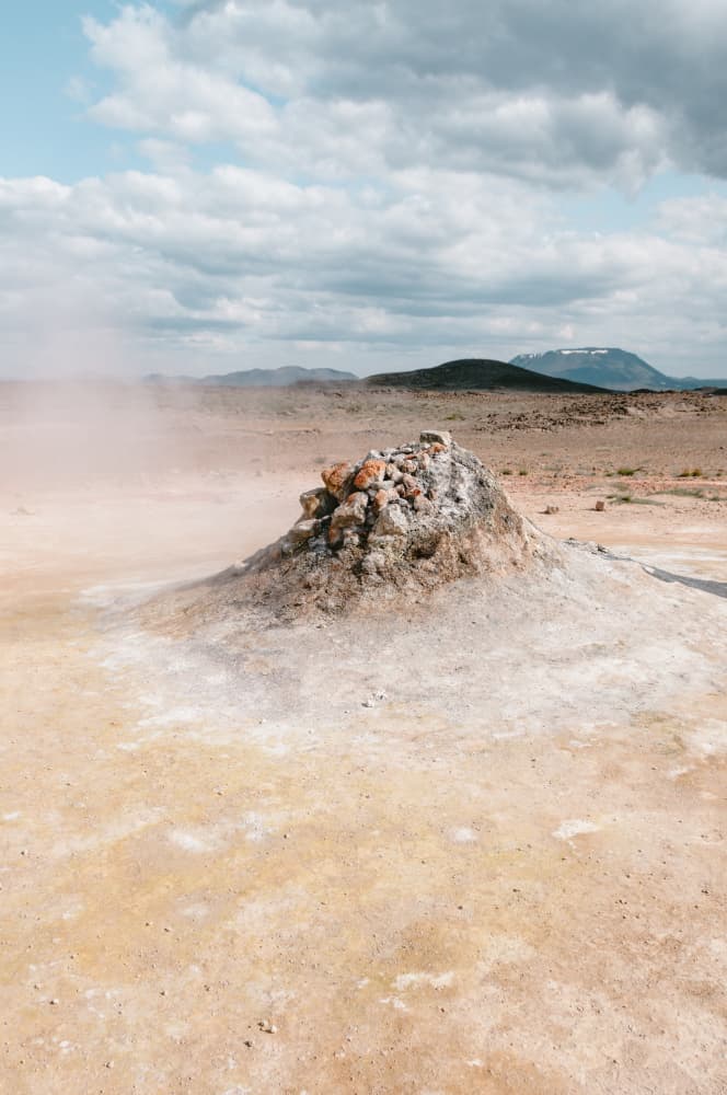 Steaming Volcanic Landscape by Photolovers — canvas wall art
