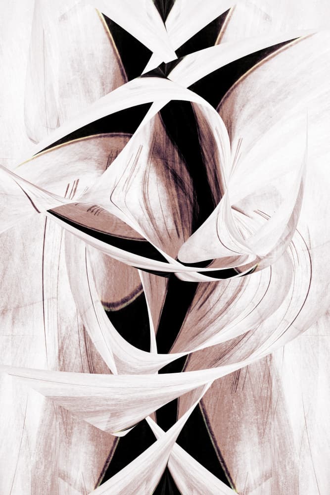 Flowing Abstract Forms by Christina Sillen — canvas wall art
