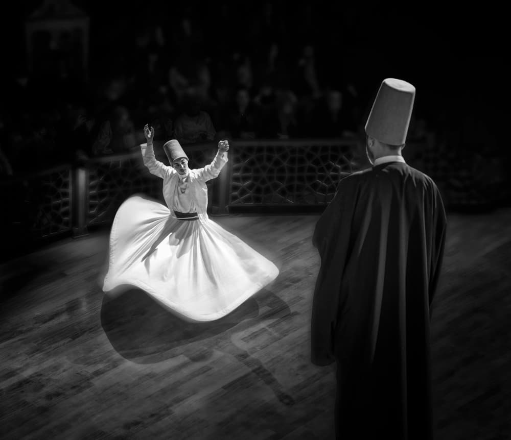 Whirling Dervish Ceremony by Irene Wu — canvas wall art