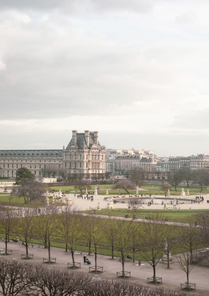 Grand Tuileries Garden by Talitha McQueen — canvas wall art