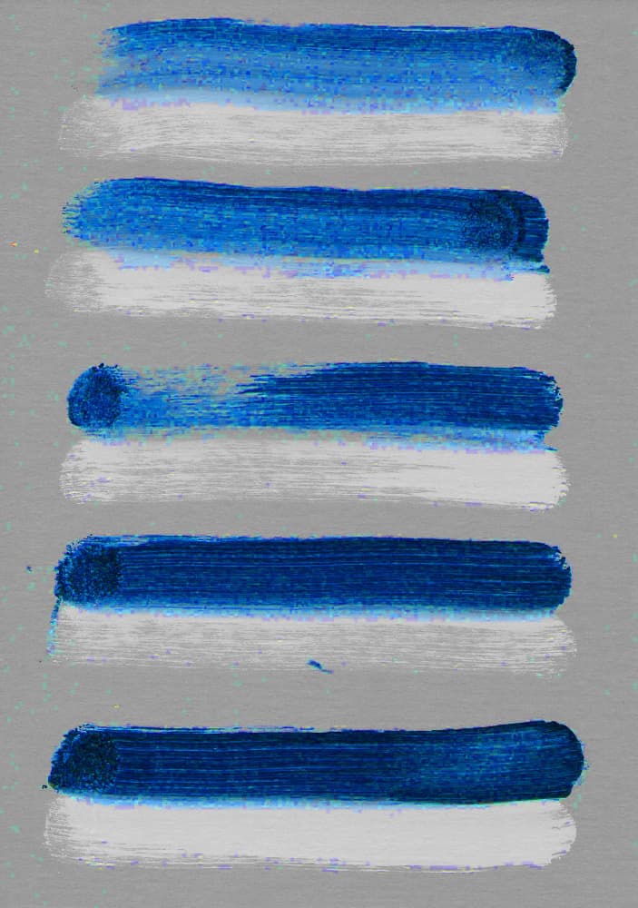 Bold Blue Brushstrokes by Santhosh ch — canvas wall art