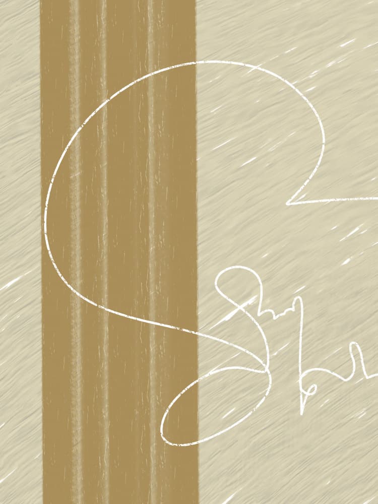 Soft Abstract Strokes by Yuli Saputra — canvas wall art