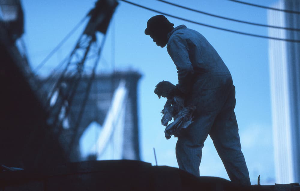 Urban Labor Silhouette by Dieter Matthes — canvas wall art