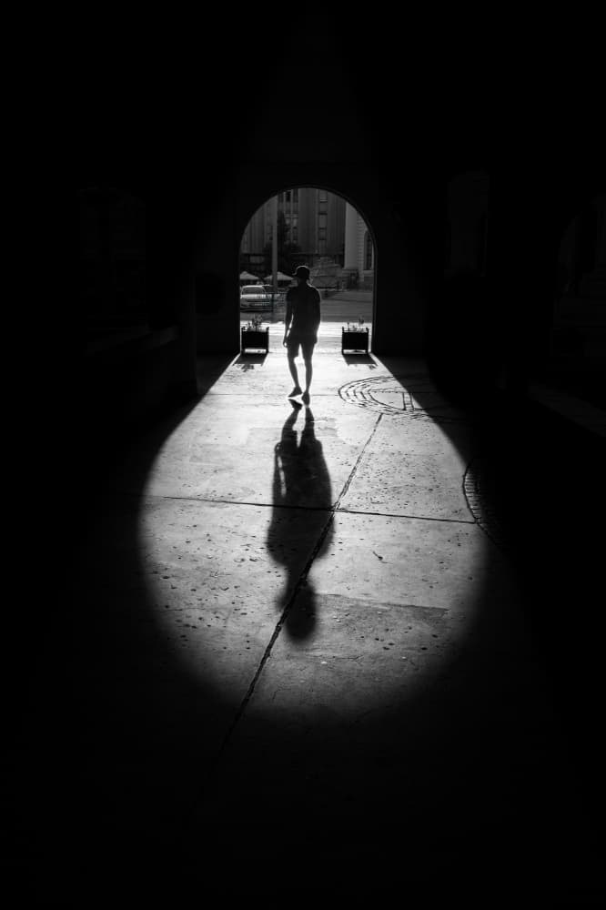 Shadow Walker Light Path by Tamas Dragon — canvas wall art