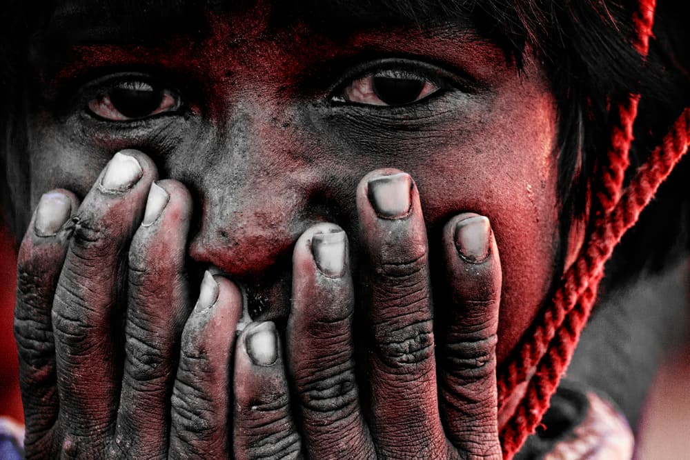 Child's Hidden Sorrow by Svetlin Yosifov — canvas wall art