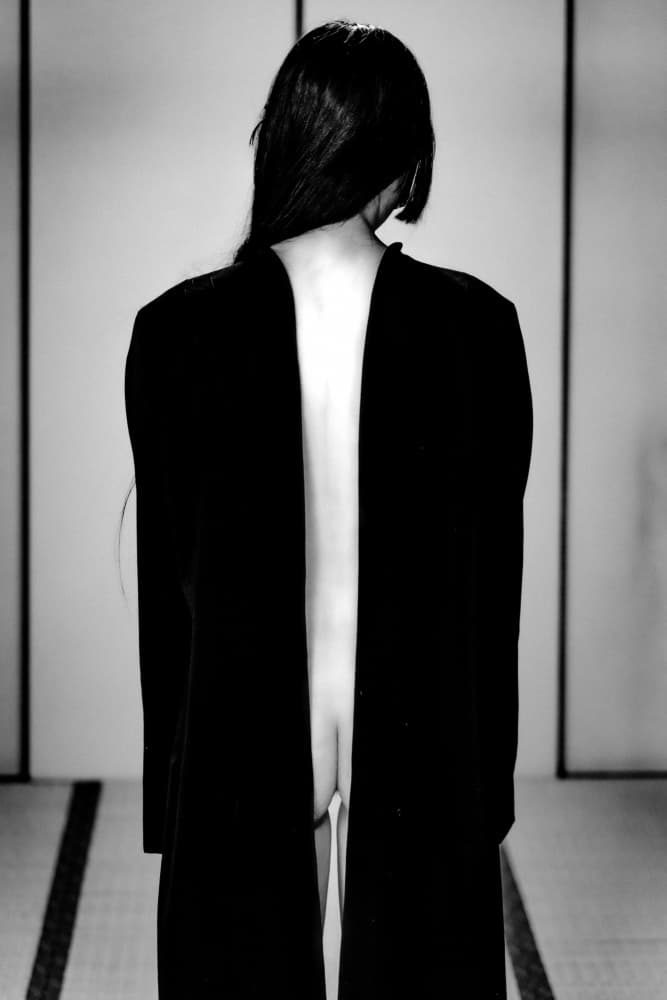 Elegant Bare Back by Kurosaki Sangan — canvas wall art