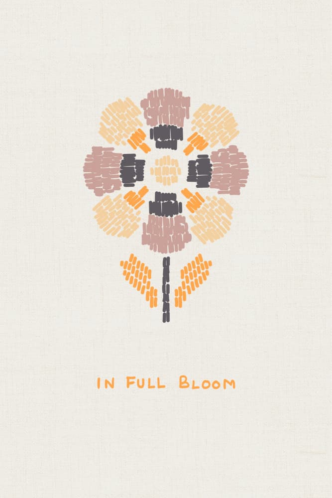 Flower In Full Bloom by Alexandra Weise — canvas wall art