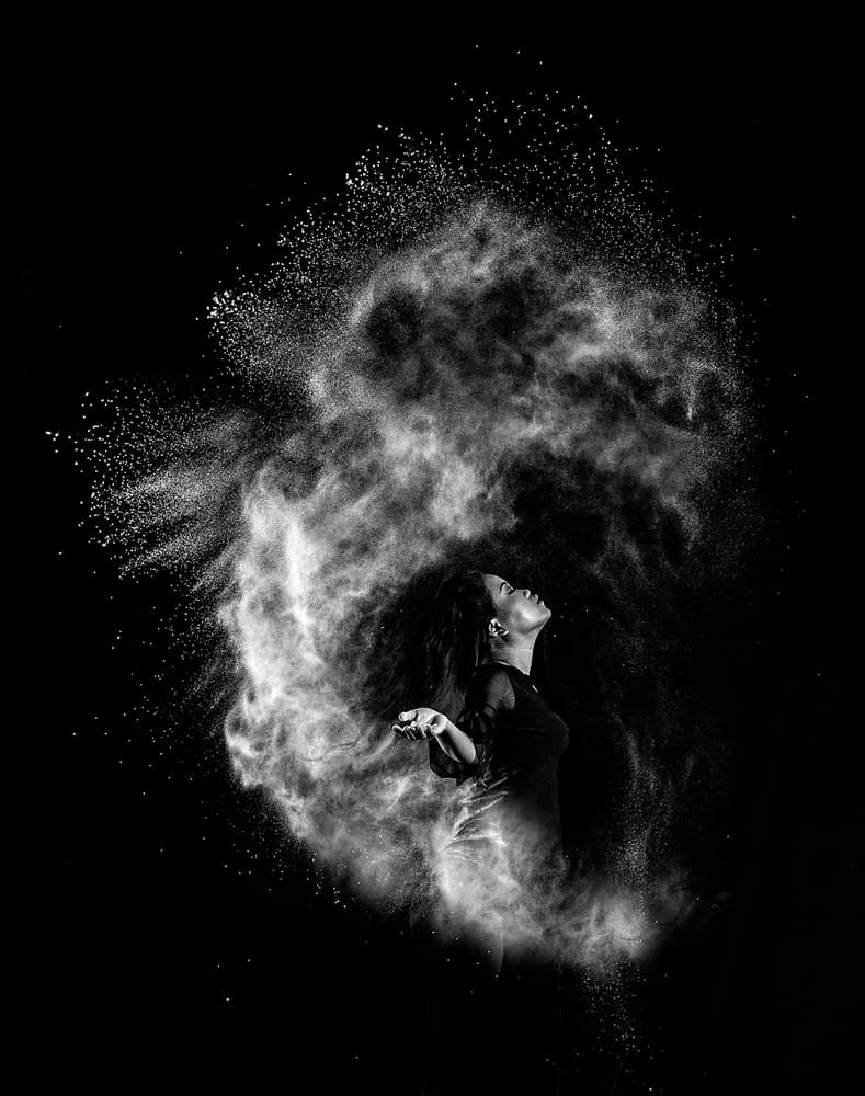 Dramatic Powder Woman by Antonyus Bunjamin (Abe) — canvas wall art