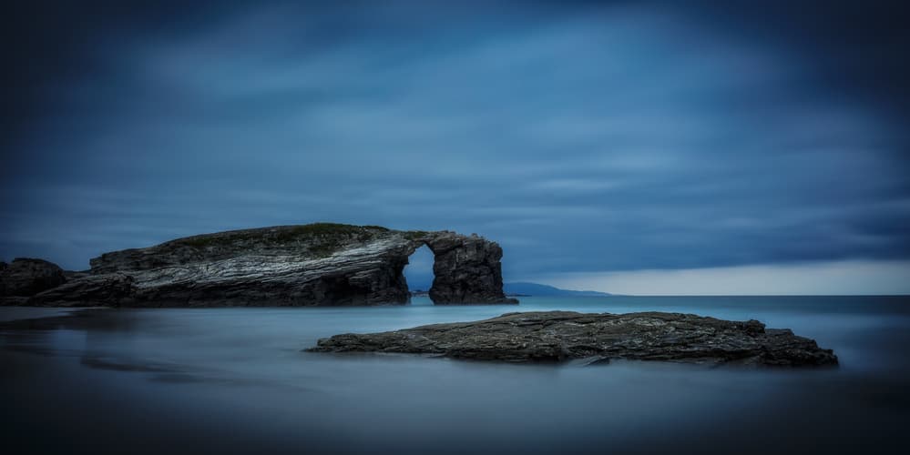 Moody Sea Arch by Doroteo Tobarra Narro — canvas wall art