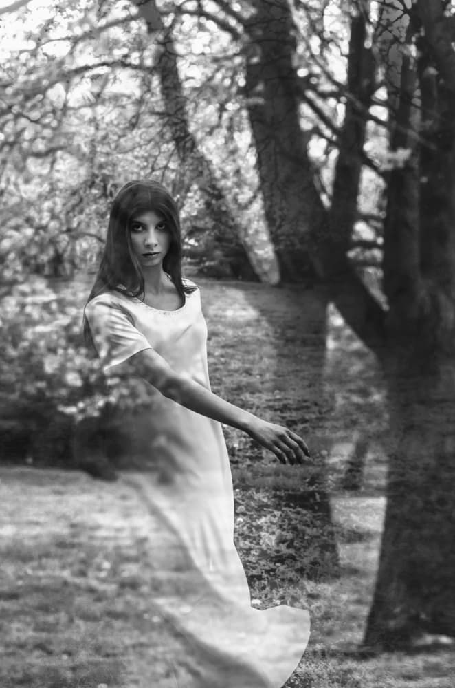 Ethereal Forest Woman by Desislava Ignatova — canvas wall art