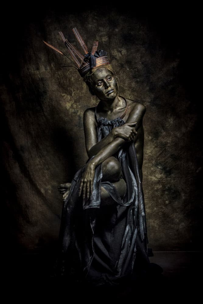 Mysterious Bronze Queen by PARTHA BHATTACHARYYA — canvas wall art