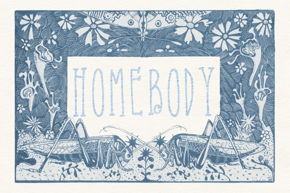 Whimsical Homebody Insects by Wild Violets — canvas wall art