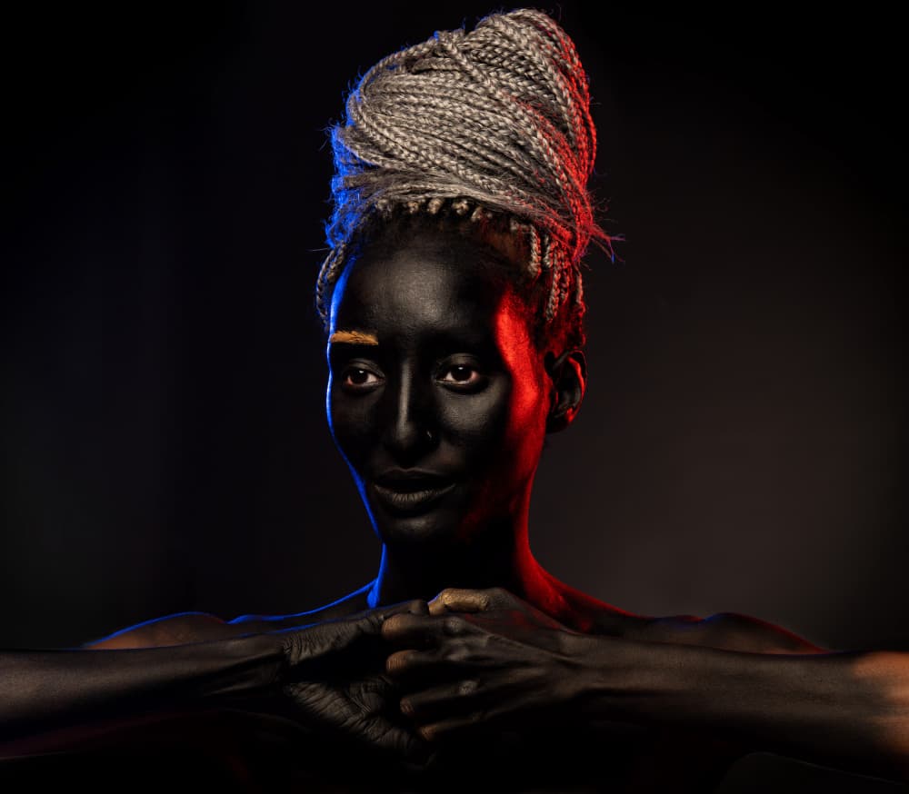 Dynamic Color Portrait by Svetlana Kirzh — canvas wall art