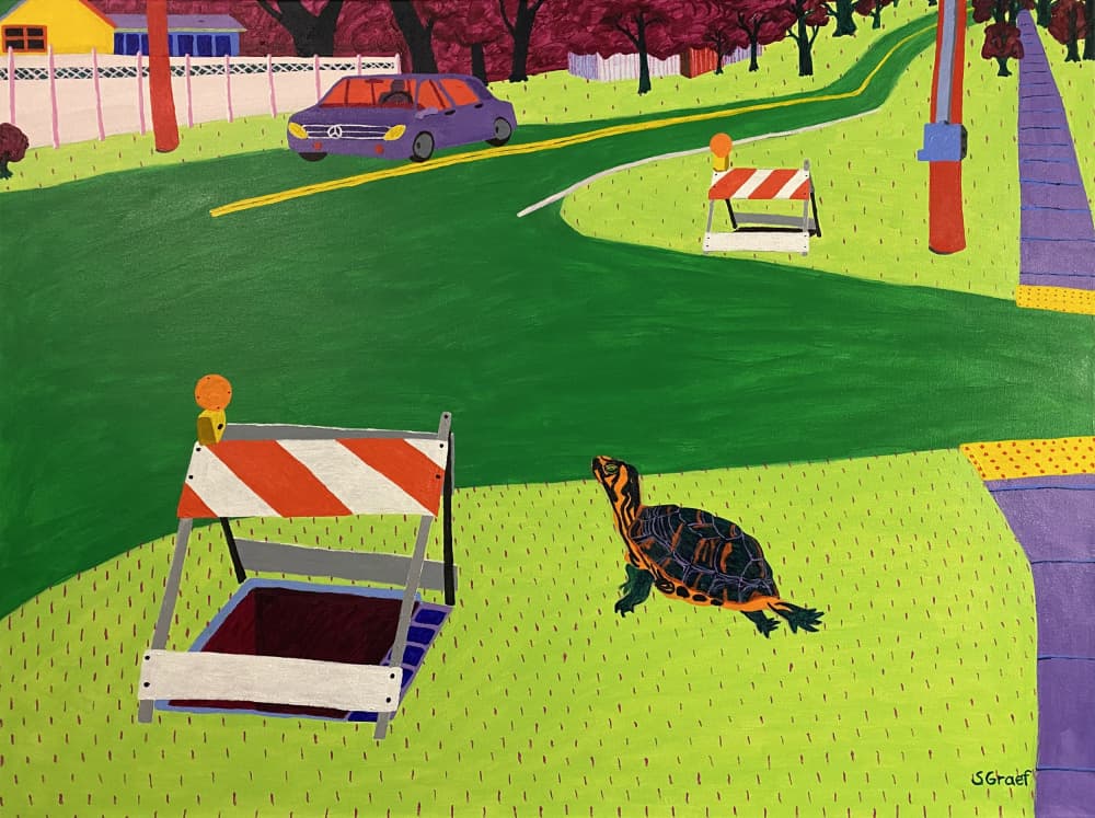 Look Both Ways by Sue Graef — canvas wall art