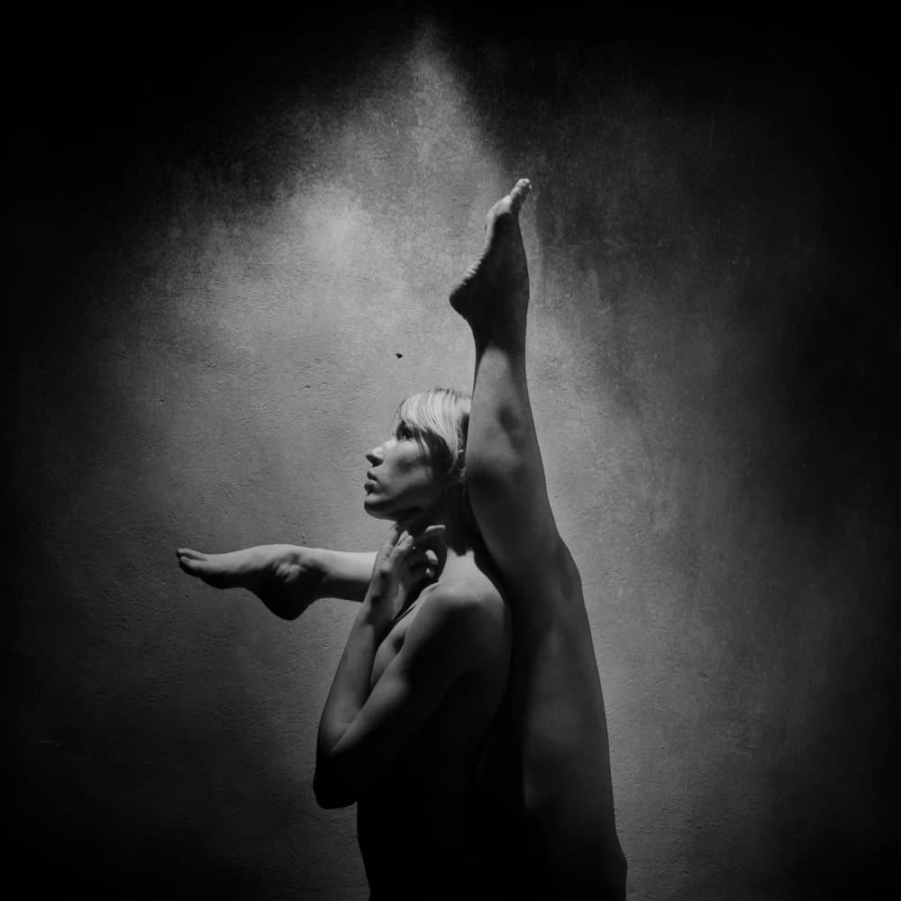 Graceful Dancer in Dust by Yaroslav Vasiliev-Apostol — canvas wall art