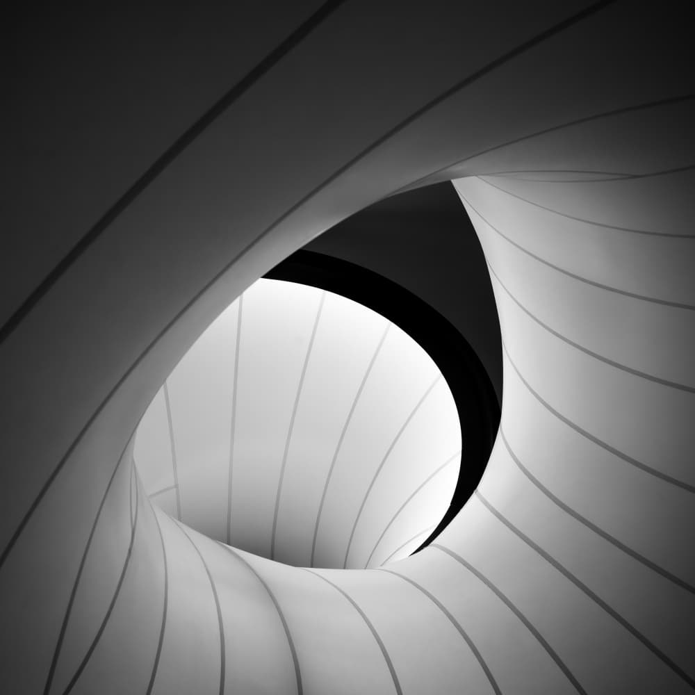 Sleek Architectural Twist by Christian Meermann — canvas wall art