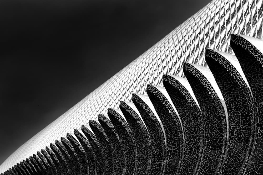Dynamic Geometric Architecture by Hans-Wolfgang Hawerkamp — canvas wall art