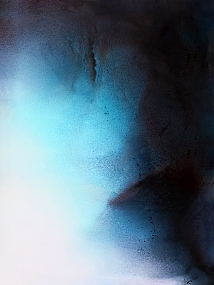 Ethereal Blue Glow by Alyson Storms — canvas wall art
