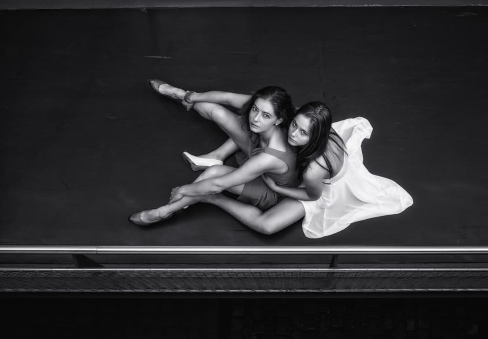 Intertwined Dancers Grace by Georgios Bero — canvas wall art