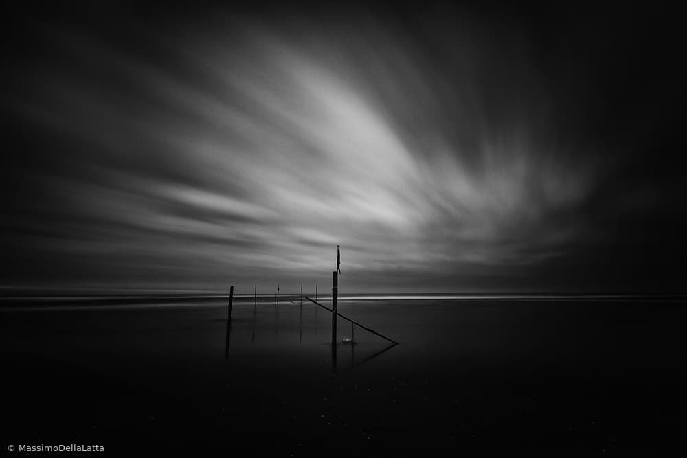 Serene Ocean Posts by Massimo Della Latta — canvas wall art