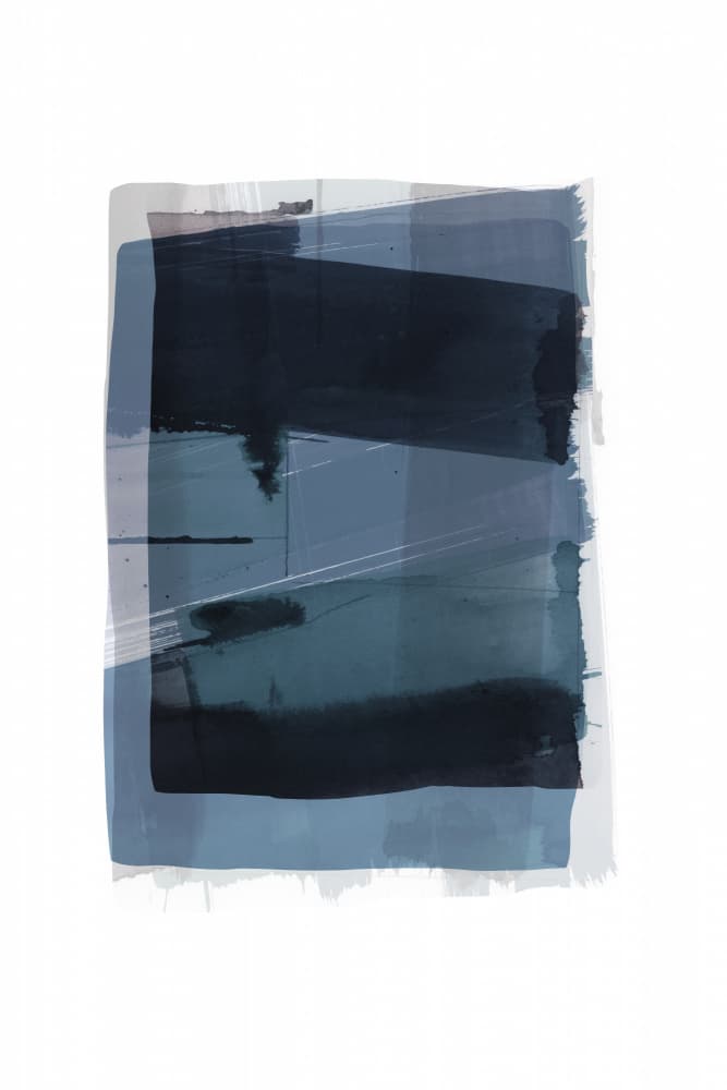 Deep Blue Abstraction by cartissi — canvas wall art