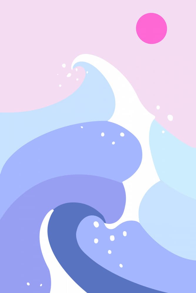 Serene Pastel Ocean by jay stanley — canvas wall art