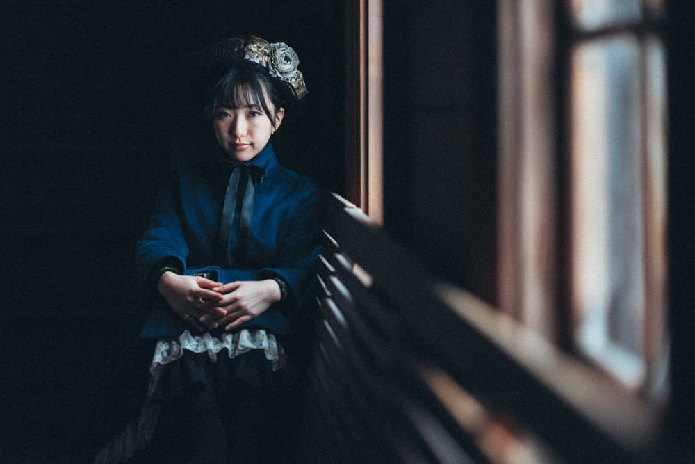 Mysterious Window Portrait by Nobu Ishijima — canvas wall art