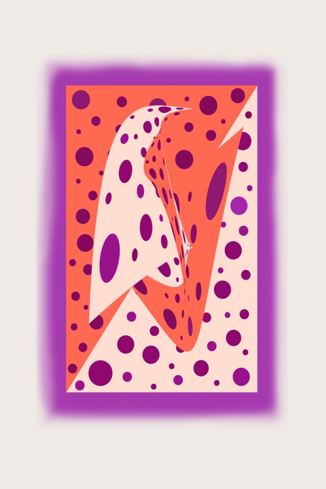 Vibrant Polka Dot Flow by Christina Sillen — canvas wall art