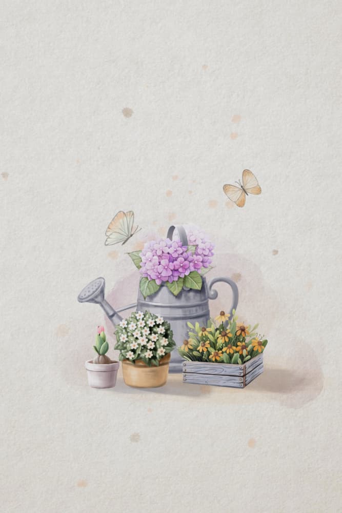 Garden Spring Blossoms by Xuan Thai — canvas wall art
