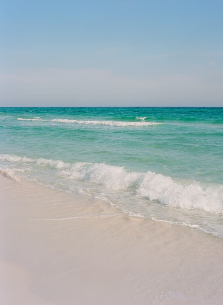 Turquoise Beach Waves by Bethany Young — canvas wall art