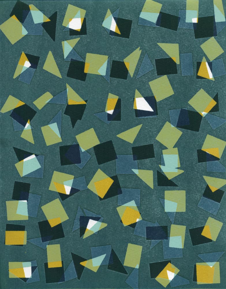 Abstract Geometric Layers by Susan Smereka — canvas wall art