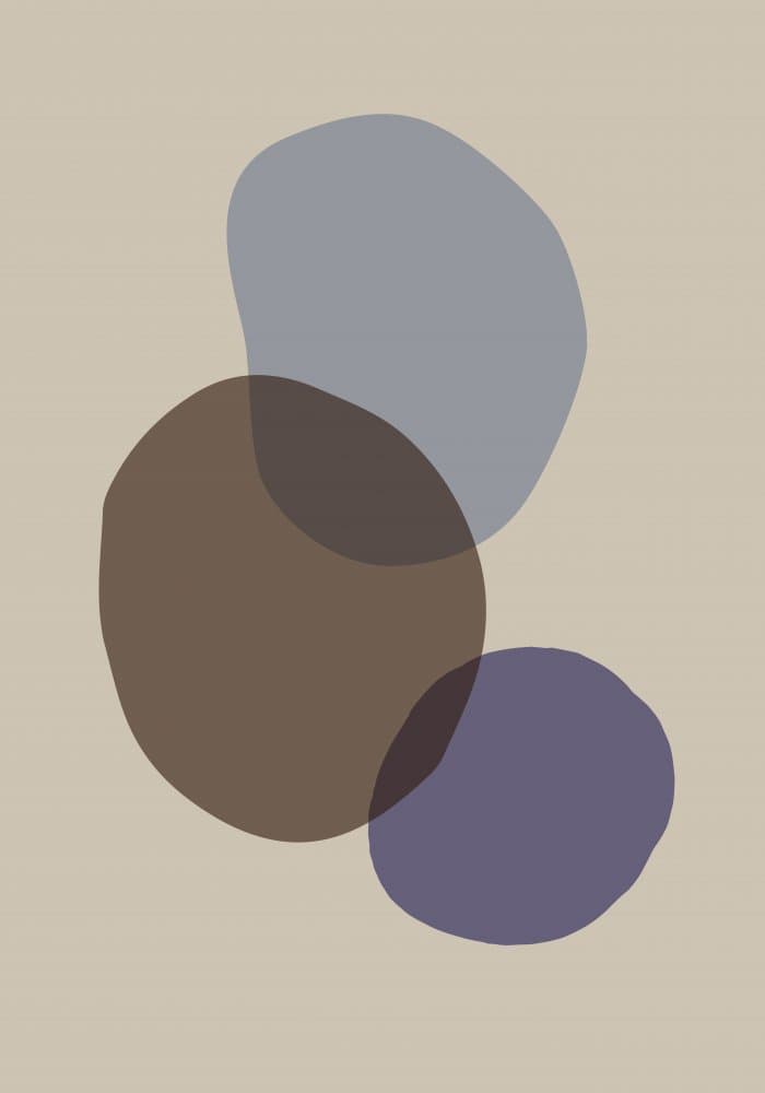 Muted Organic Shapes by Pictufy Studio — canvas wall art