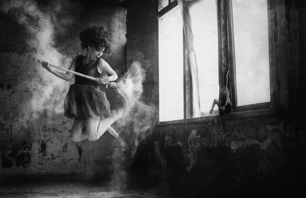 Whimsical Dust Dance by Hari Sulistiawan — canvas wall art