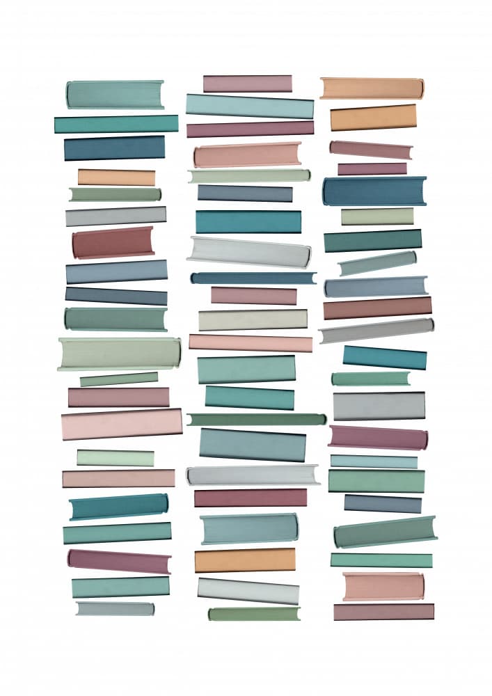Stacked Stories by Orara Studio — canvas wall art