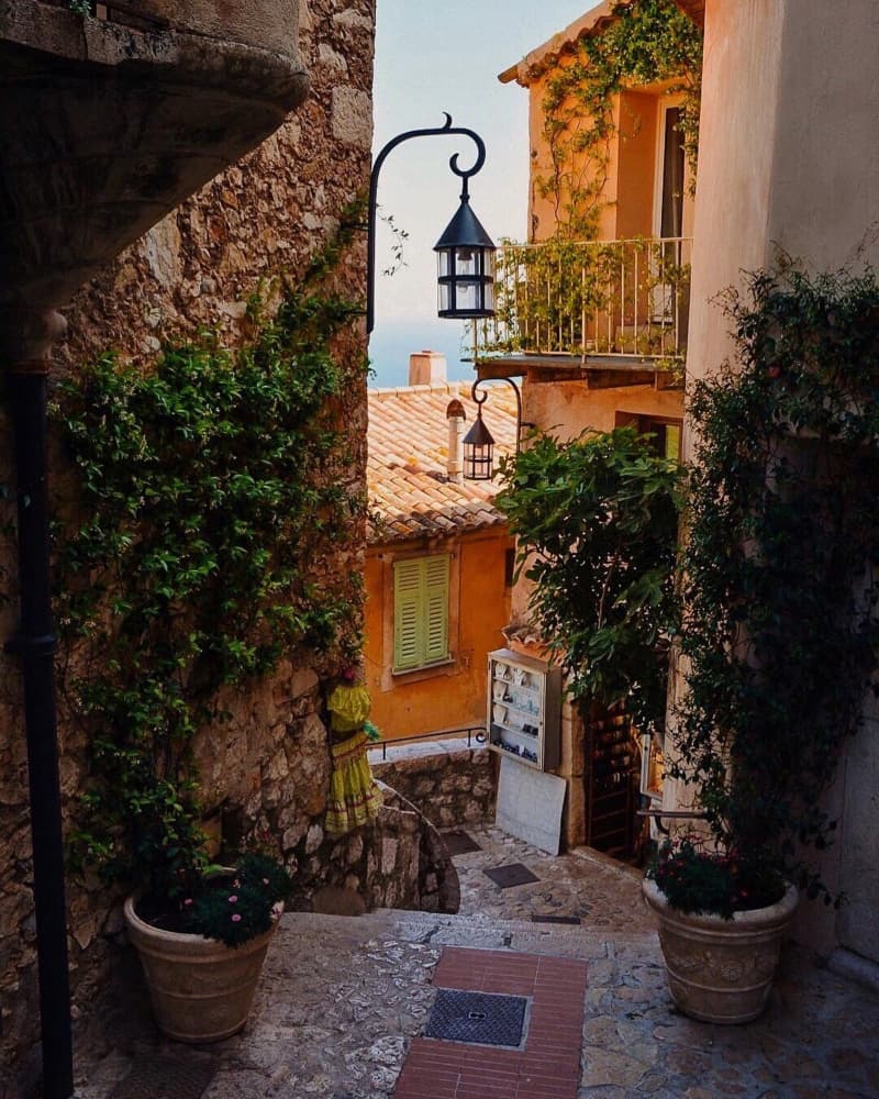 Enchanting Village Alleyway by Del Mundo Imagery — canvas wall art