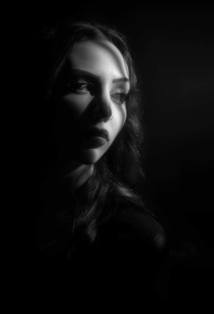Mysterious Dark Beauty by Toni Fidanza — canvas wall art