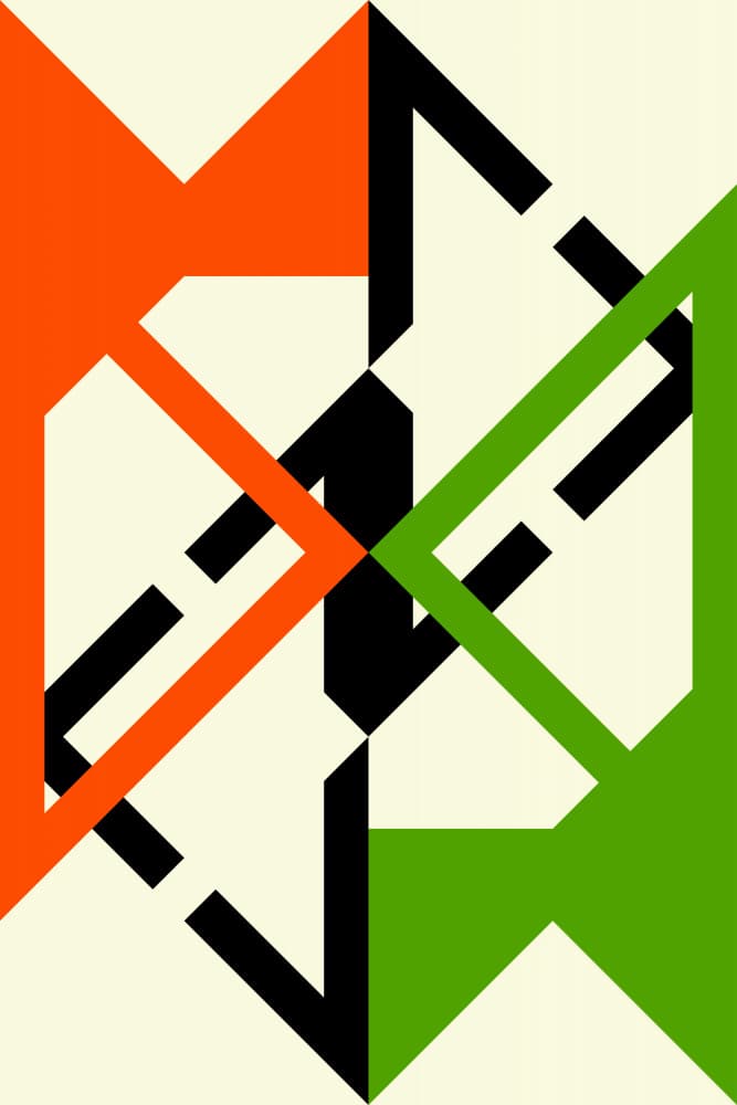 Bold Geometric Illusion by Petr Strnad — canvas wall art