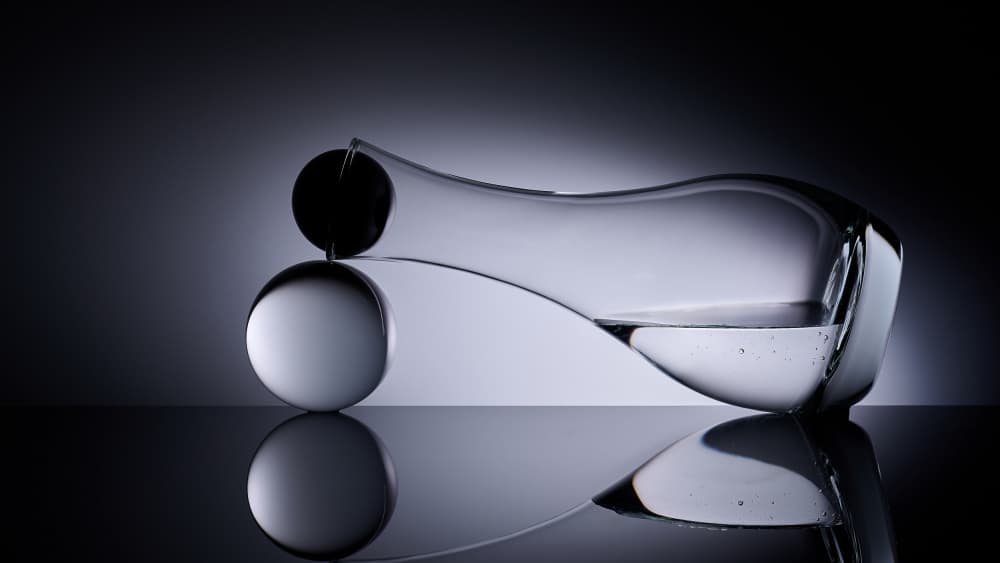 Liquid Sphere Balance by Drazen Sokac — canvas wall art