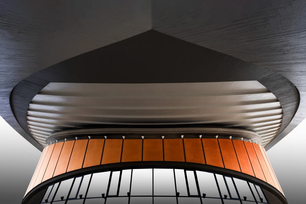 Abstract Architectural Curve by Rolf Endermann — canvas wall art