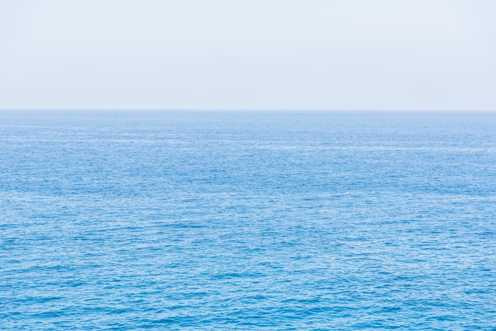 Calm Blue Ocean by Photolovers — canvas wall art