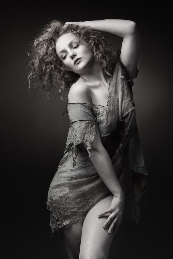 Ethereal Woman Portrait by Jan Slotboom — canvas wall art