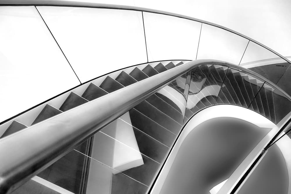 Dynamic Architectural Curves by Henk van Maastricht — canvas wall art