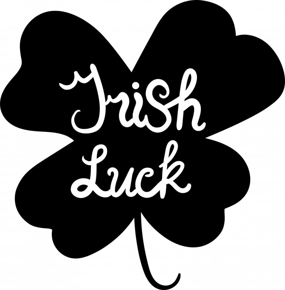 Irish Luck Shamrock by Marika Barsrsind β canvas wall art