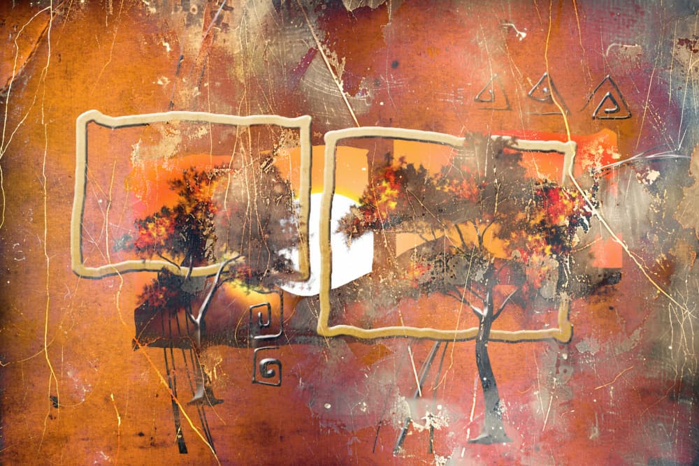 African Sunset Landscape by Rafal Kulik — canvas wall art