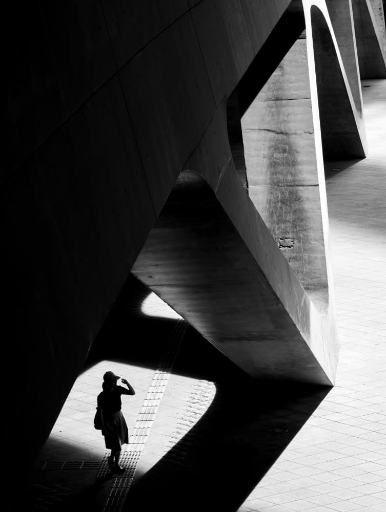 Architectural Silhouette by HAN dong hee — canvas wall art
