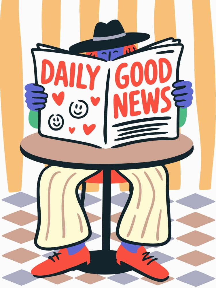 Daily Good News by Andreas Magnusson — canvas wall art