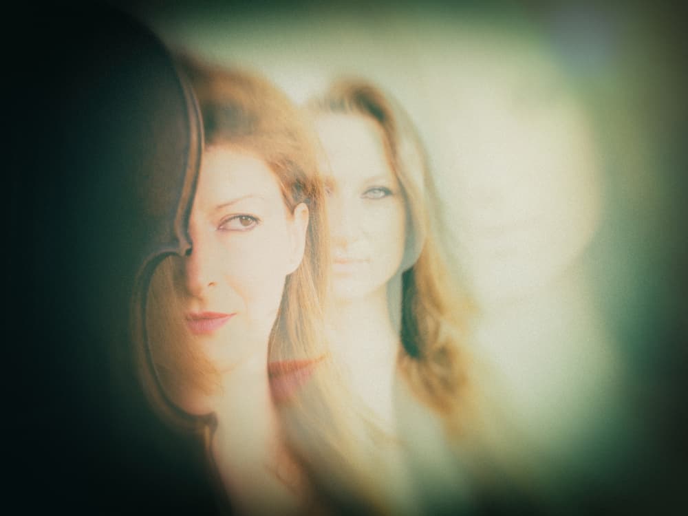 Dreamy Dual Portrait by Rico Cavallo — canvas wall art