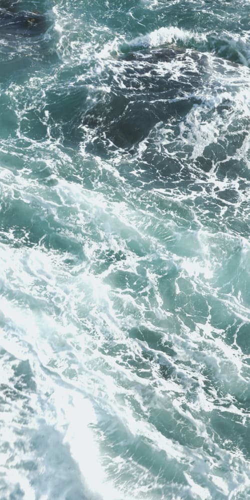 Turbulent Ocean Waves by Gemma Bardot — canvas wall art